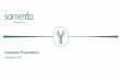 Sorrento Therapeutics, Inc.sorrentotherapeutics.com/wp-content/uploads/2016/11/Sorrento... · 4 monoclonal antibodies licensed ... to develop and commercialize biosimilar antibodies