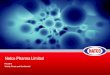 Natco Pharma Limitednatcopharma.co.in/wp-content/uploads/2016/02/Natco-Investor... · Important Disclosure 2 This presentation has been prepared by Natco Pharma Limited (the “Company”)solely
