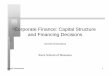 Corporate Finance: Capital Structure and Financing …adamodar/pdfiles/country/Brcapstr.pdf · Aswath Damodaran 1 Corporate Finance: Capital Structure and Financing Decisions Aswath