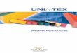 SQUEEGEE PRODUCT GUIDE - Trelleborg AB Applied Technology/UNITEX... · The best non-Vulkollan squeegee with superb performance, ... wipe away from the edge. • To prolong the life