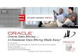 Oracle Data Mining In-Database Data Mining Made Easy!nyoug.org/Presentations/2010/December/Berger_Oracle_Data_Mining.… · •Exadata and Oracle Data Mining •Oracle Data Miner