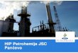 HIP Petrohemija Pancevo jsc - priv.rs · PDF file• The petrochemical complex HIP-Petrohemija (Pancevo) ... Elemir – near Zrenjanin ... HIP Petrohemija Pancevo jsc.pptx