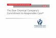 The Dow Chemical Company’s Commitment to … Von Westernhagen.pdf · Responsible Care ® and The Dow Chemical Company Responsible Care®is the world’s leading voluntary industry