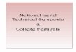 National Level Technical Symposia College Festivals activities file.pdf · GeoFest 2k10 a national level technical symposium was conducted ... Opening ceremony is graced by ... The
