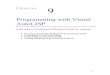Programming with Visual AutoLISP - World Class CAD …worldclasscad.com/introcad_pdf/ch 09 Programming with Visual... · 9-1 C h a p t e r 9 Programming with Visual AutoLISP In this