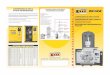 triptivo compresores - Industrias Kras - Máquinas ... · PDF filecompresores de 2 1 3 cilindros alta 1 baja - baja [baja air compressor tabla de modelos, característlcas y datos