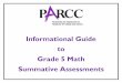 Informational Guide to Grade 5 Math Summative …5+Math... · Evidence-Centered Design is a systematic approach to test ... This guide provides information on the following for the