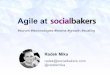 Agile atagileprague.com/pool/vzor/upload/Agile_at_Socialbakers_-_Slide... · Agile at #scrum #technologies #teams #growth #scaling . ... CI & Gitflow SOA architecture Scalability