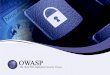 IN SEGURIDAD WEB - owasp.org · PDF fileHTML 5, CSS 3, JavaScript. La mayoría de los problemas de seguridad ... • Cisco CCNA Security • CISSP: Certified Information System Security
