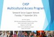 CHSP Multicultural Access  · PDF fileCHSP Multicultural Access Program ... Development of conversational DVD ... Armenian, Assyrian, Chinese, Croatian, English, Greek,