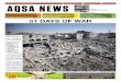 AQSA NEWS | ISSUE 56 | SEPTEMBER 2014 · PDF fileAQSA NEWS Friends of Al-Aqsa newspaper since 1997 Buildings destroyed in Gaza Shuja’iyya - The pinnacle of Israel’s barbarity SPECIAL