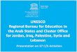 UNESCO Regional Bureau for Education in the Arab · PDF fileUNESCO Regional Bureau for Education in the Arab States and Cluster Office for Jordan, Iraq, Palestine, Syria and Lebanon