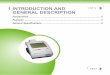 1 INTRODUCTION AND 1 OF 8 GENERAL · PDF fileStatus instrument is a small, portable urine chemistry analyzer capable of reading a range of Bayer Urine Reagent Strips along with the