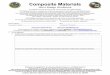 Composite Materials - MeritBadge · PDF fileComposite Materials Scout's Name: _____ Composite Materials - Merit Badge Workbook Page. 3 of 15 Include a brief history of composites and