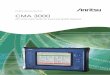 Product Overview Brochure CMA 3000 - · PDF fileProduct Overview Brochure CMA 3000 All-In-One Field ... Through touch-screen operation you can easily customize measurement setups 