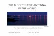 THE BIGGEST LITTLE ANTENNA IN THE WORLDarlassociates.net/Newman AP Presentation.pdf · THE BIGGEST LITTLE ANTENNA IN THE WORLD ... SUBMARINE RADIO RECEIVERS ... Wheeler Design Notes