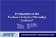 Introduction to the Electronic Industry Citizenship · PDF fileELECTRONIC INDUSTRY CITIZENSHIP COALITION Introduction to the Electronic Industry Citizenship ... for EICC members to