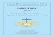 2017 -   · PDF file1 ARMENIAN MISSIONARY ASSOCIATION OF AMERICA DIRECTORY 2017 Pages Armenian Evangelical World Council - Officers .....2