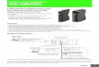 NX-series Digital Output Units NX-OD/OC - Mouser · PDF fileCSM_NX-OD_OC_DS_E_5_1 1 NX-series Digital Output Units NX-OD/OC A Wide Range of Digital Output Units from General Purpose