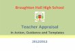 Broughton Hall High · PDF fileinclude mid-year review as applicable . 7 ... Broughton Hall High School ... Where there are development needs this should form part of the discussion