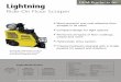 Lightning - O.E.M. Products Inc. flier.pdf · OEM Products Inc. 2401 S. Purdue Ave, Oklahoma City, OK 73128 • 866.636.7763 • info@tileremoval.com Lightning Ride-On Floor Scraper