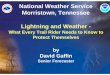 National Weather Service Morristown, Tennessee Lightning ...atfiles.org/files/pdf/Lightning-trail-safety.pdf · National Weather Service Morristown, Tennessee Lightning and Weather