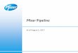 Pfizer  · PDF filePfizer Pipeline Snapshot 4 Pipeline represents progress of R&D programs as of May 2, 2017 Included are 61 NMEs, 27 additional indications, plus 8 biosimilars