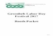 Greenbelt Labor Day Festival 2017 Booth Packet · PDF filePage | 1 Greenbelt Labor Day Festival Committee, Inc. P.O. Box #2 Greenbelt, MD 20768 Greenbelt Labor Day Festival 2017 Booth