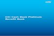 Citi Cash Back Platinum Benefit Book - · PDF file2 Citi Credit Card is issued by Citibank, N.A., a leading American financial institution. From our experience and expertise, Citi