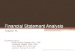Financial Statement Analysis - ACCT20200acct20200.com/sfiles/29/chap015_financial_statement_analysis.pdf · Financial Statement Analysis Chapter 15 . ... Limitations of Financial