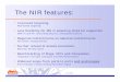 The NIR features Documents... · The NIR features: uImproved targeting ... Chemical, Gas, Oil, Bulk or Passenger Ship –Ship Age > 12 yrs 1 ... • Bulk carriers • Oil tanker,