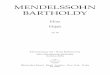 MENDELSSOHN BARTHOLDY - · PDF fileIII PREFACE HISTORY The oratorio Elijah, the last large work that Men-delssohn completed and the last that he saw through to its publication, occupied