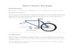 Space Frame Example - · PDF fileSpace Frame Example Introduction This tutorial was created using ANSYS 7.0 to solve a simple 3D space frame problem. Problem Description The problem