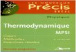 Thermodynamique MPSI - Prépasprepas.weebly.com/uploads/7/2/5/0/7250222/precis-thermodynamique.… · LES NOUVEAUX Précis Thermodynamique MPSI Georges F AVER JON Professeur en classes