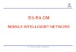 EE33-E4 CM E4 CM CM Mobile IN.pdf · EE33-E4 CM E4 CM MOBILE INTELLIGENT NETWORK For internal circulation of BSNLonly. WELCOME • ThisisapresentationfortheE3-E4 Technical ... while