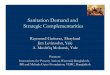 Sanitation Demand and Strategic Complementarities - …cega.berkeley.edu/assets/cega_events/99/Mushfiq_Mobarak... · Sanitation Demand and Strategic Complementarities Raymond Guiteras,