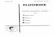 January, 1984 Vol. Seventeen, No. One · PDF fileVol. Seventeen, No. One January, 1984 Pages 1-62 Quarterly Reports Issued by THE INTERNATIONAL SOCIETY FOR FLUORIDE RESEARCH Acting