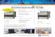 Information fra MTO electric a/s Contactor Range K3-..N …mto-electric.dk/wp-content/uploads/2014/05/BJ_K3N_web.pdf · New Suppressor Units RCRCRC-K3N -K3N -K3N replaces the Suppressor
