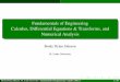 Fundamentals of Engineering Calculus, Differential ...mathstat.slu.edu/~johnson/public/FE/FEslides.pdf · Fundamentals of Engineering Calculus, Differential Equations & Transforms,
