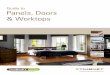 Guide to Panels, Doors & Worktops -  · PDF filePanels, Doors & Worktops.   Contents ... (RPP). We fully support ... CNC We offer a comprehensive range of CNC