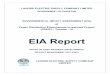 EIA Report - LESCO Dec-2013 (F… · LAHORE ELECTRIC SUPPLY COMPANY LIMITED GOVERNMENT OF PAKISTAN ENVIRONMENTAL IMPACT ASSESSMENT (EIA) of Power Distribution Enhancement Investment