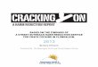 Cracking on: A harm reduction report (PDF) - Drugs · PDF fileA STREET OUTREACH HARM ... Informing a Harm Reduction Response to an Emerging Drug Using ... WITH CRACK PIPE USE The spread