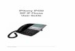 IPitomy IP550 SIP IP Phone User Guide Ver1.pdf · L1~L4 ... PROGRAMMING VIA PHONE UI ... Up, Down, Left, and Right. 4 Soft Keys Customer-definable keys with text display and LED