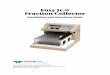 Foxy Jr. Fraction Collector - Conquer Scientific · PDF fileWARNING: HAZARD of EXPLOSION or FIRE from electrostatic charge buildup in high-velocity nonconductive liquids. Nonconductive,