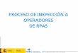 PROCESO DE INSPECCIÓN A OPERADORES -  · PDF fileCódigo de Plantilla: F-DEA-CDO-08 2.0 ... Proceso realizado en la recepción de la comunicación previa