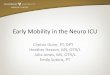 Early Mobility in the Neuro ICU Mobility... · Early Mobility in the Neuro ICU Chelsie Dunn, PT, DPT Heather Hesson, MS, OTR/L . Julia Jones, MS, OTR/L . ... ventilator-associated