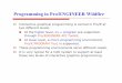 Programming in Pro/ENGINEER Wildfiremech410/lectures/10a_IntG... · Programming in Pro/ENGINEER Wildfire Interactive graphical programming is carried in Pro/E at two different levels