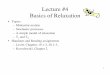 Lecture #4 Basics of Relaxationweb.stanford.edu/class/rad226b/Lectures/Lecture4-2016-Relaxation... · 2 NMR Relaxation • Relaxation is the process by which the phase coherence among