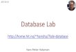 Database Lab - Telemark University Collegehome.hit.no/~hansha/documents/lab/Lab Work/Database/Database La… · Database Lab Hans-Petter Halvorsen ... Lab Assignment Overview 1.Design