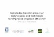 Knowledge transfer project on technologies and … Hub Items/Attachments/11557... · technologies and techniques for improved irrigation efficiency ... to the sea. Water balance framework